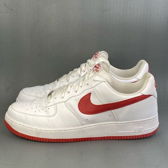 Nike Air Force 1 '07 'Varsity Red' sneaker shoes mens size 15 - Picture 3 of 9